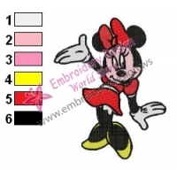 Minnie Mouse Cartoon Embroidery 28